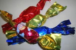 szaloncukor - Christmas candy in Hungarian